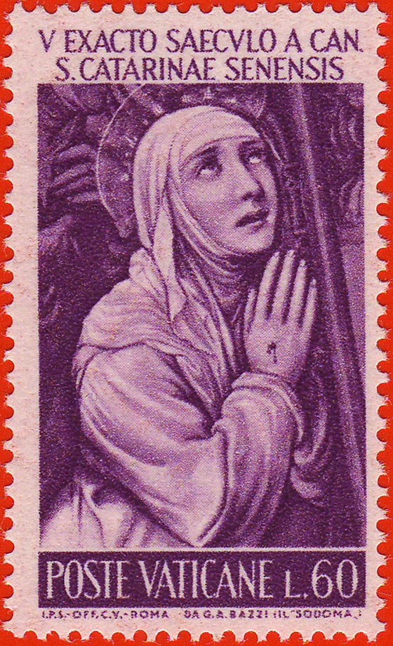 Sainte Catherine de Sienne demande et obtient la grce d