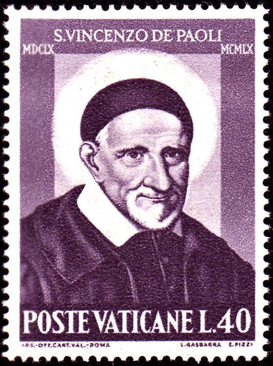 Saint Vincent de Paul, canonis par Clment XII le 17 juin 1737.