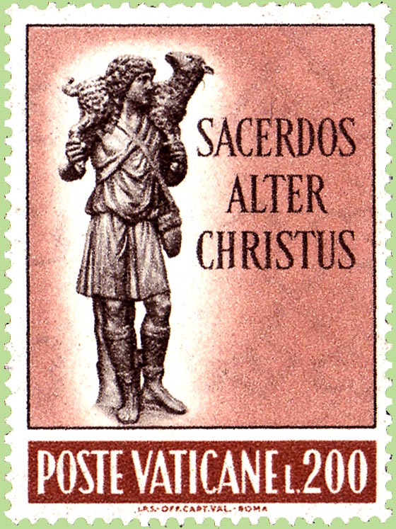  Sacerdos alter Christus . Le prtre est un autre Christ.