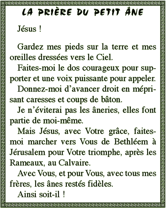 On voudra bien noter que cette  prire  nayant pas de nihil obstat ,ne bnficie pas dindulgences et ne peut tre utilise que de manire (trs) prive. 