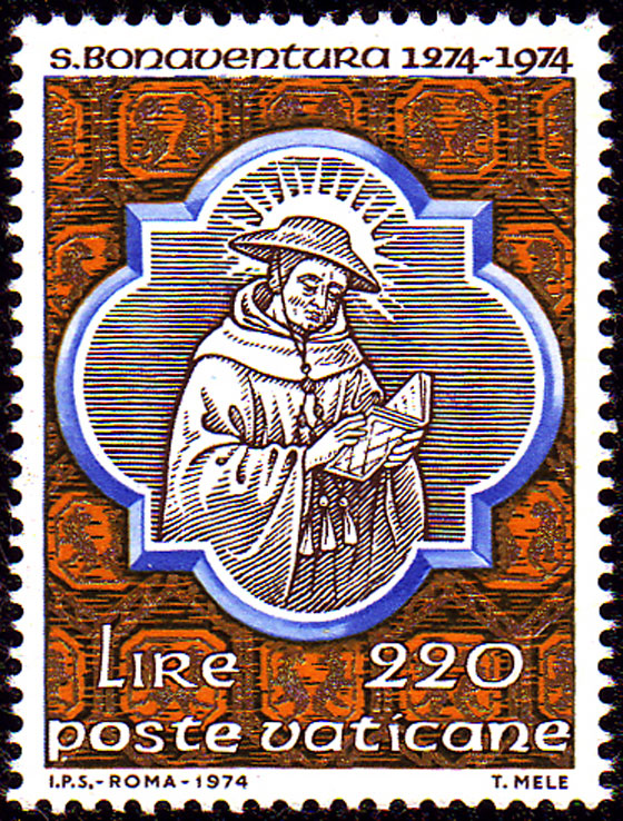 Saint Bonaventure est souvent reprsent en costume de son Ordre, mais avec la chapeau de cardinal.