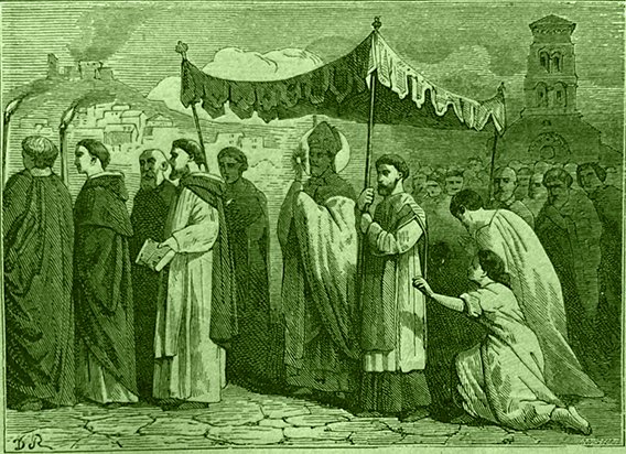 Saint Mamert, le premier � faire la procession des Litanies mineures.
