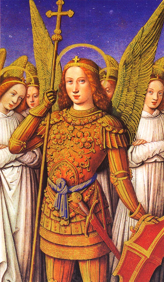 Saint Michel Archange, si aimable pour ceux qui servent fidlement Dieu ;si terrible  ceux qui pourraient s