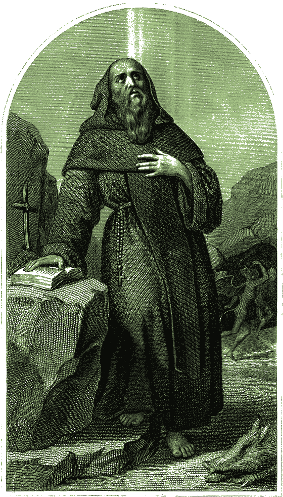 Saint Antoine du dsert, instituteur du Cnobitisme, terreur des dmons.